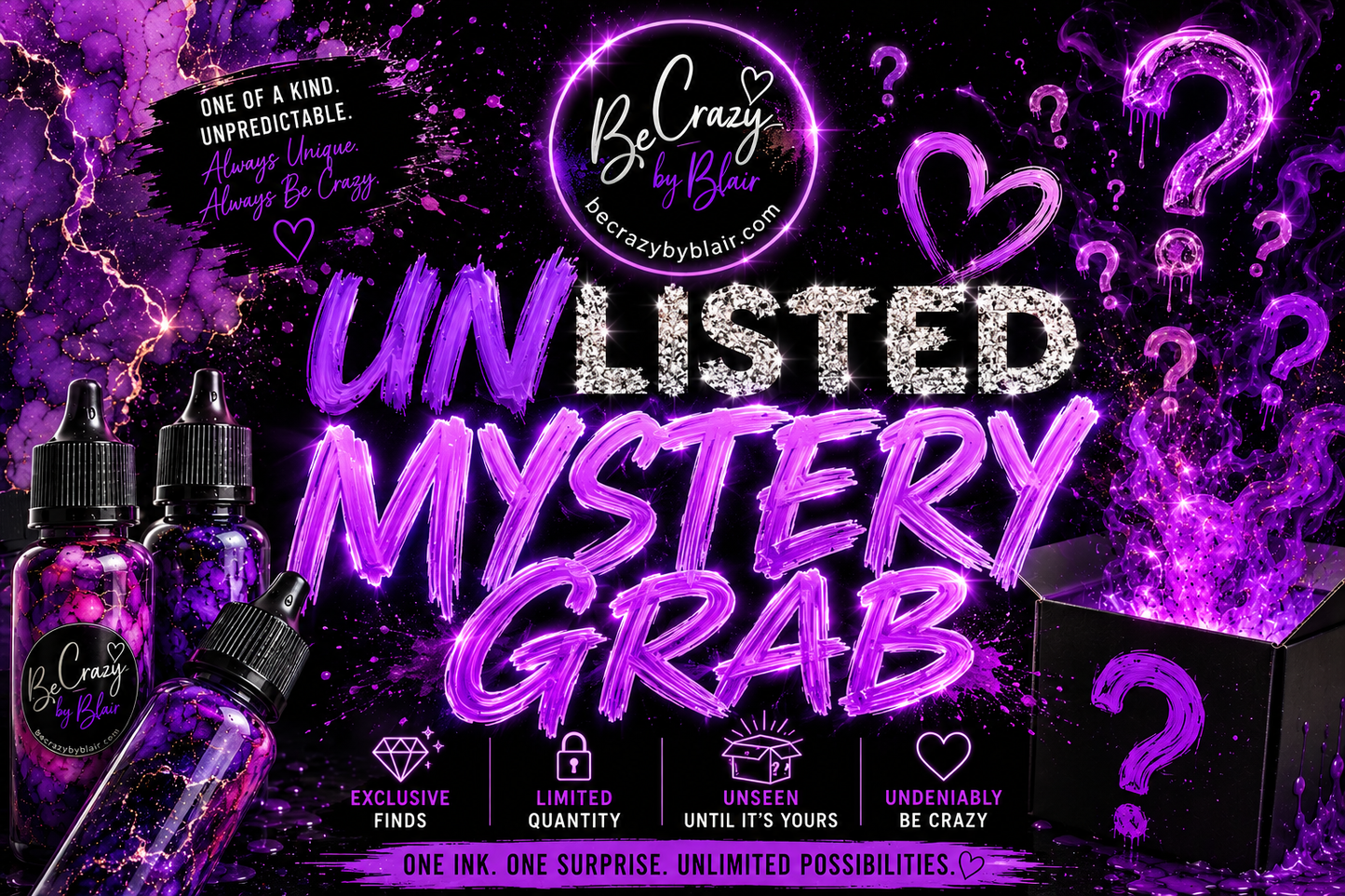 Mystery Grab Unlisted Ink Series