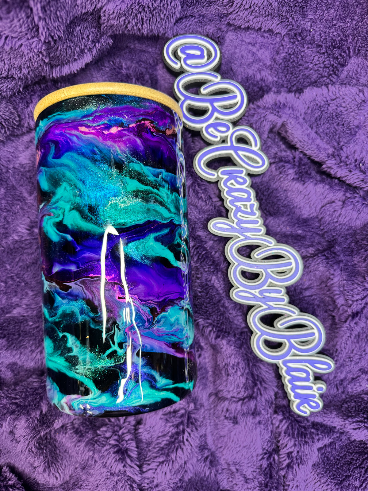 2.  Purple And Teal storage container