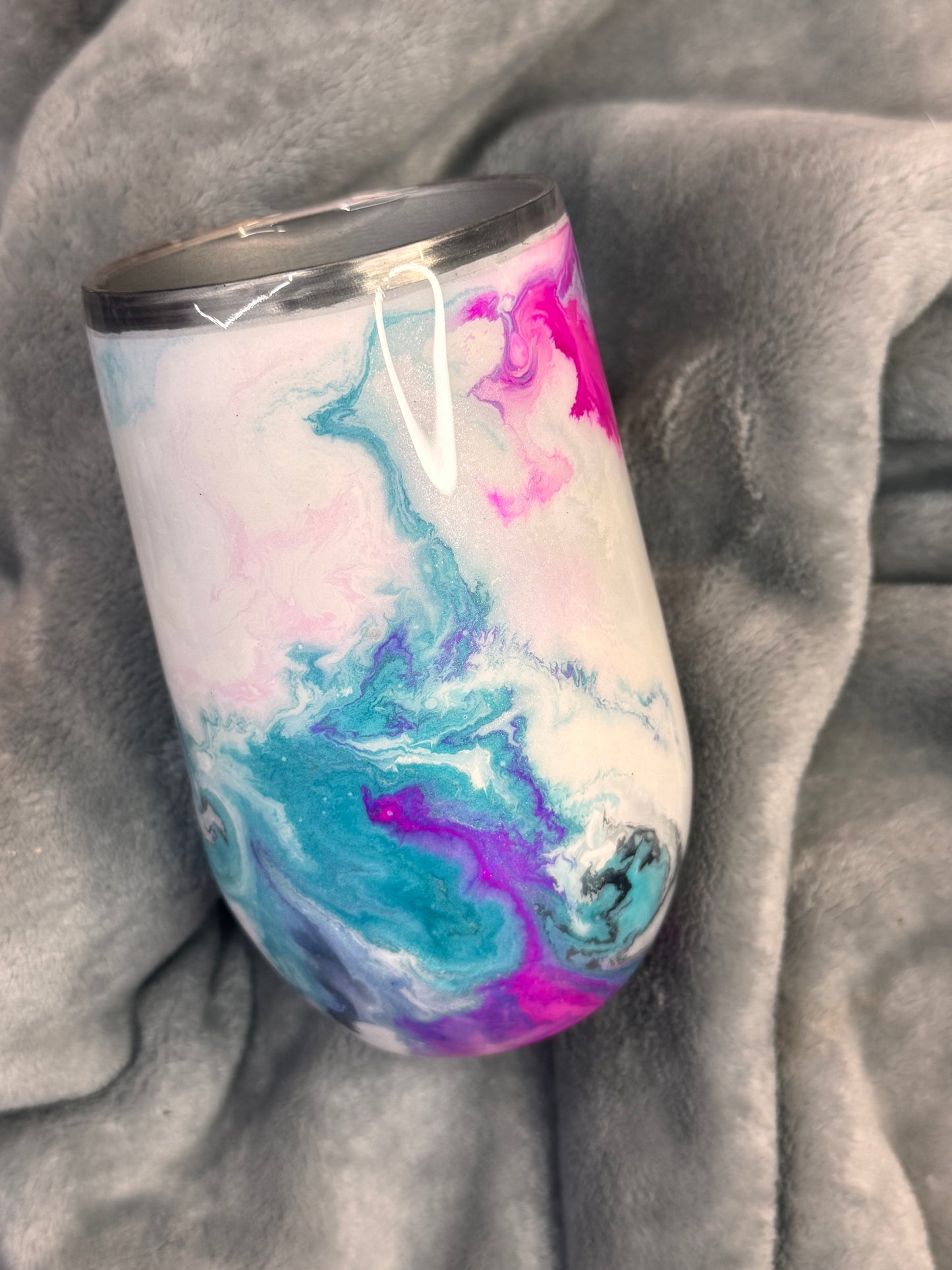 Marble Pink and Teal