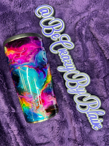 22.   Rainbow can Coozie