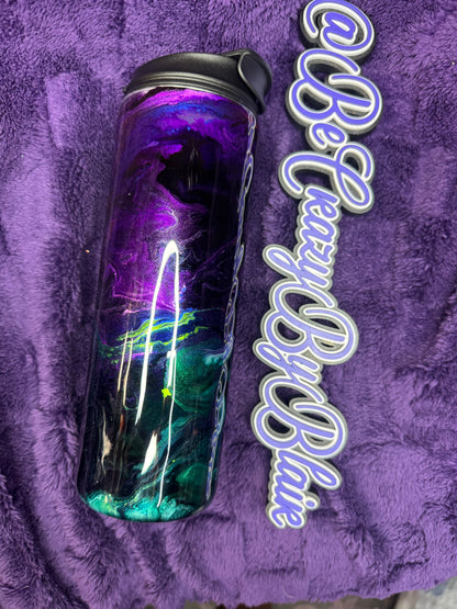 36.   Purple And teal 18oz
