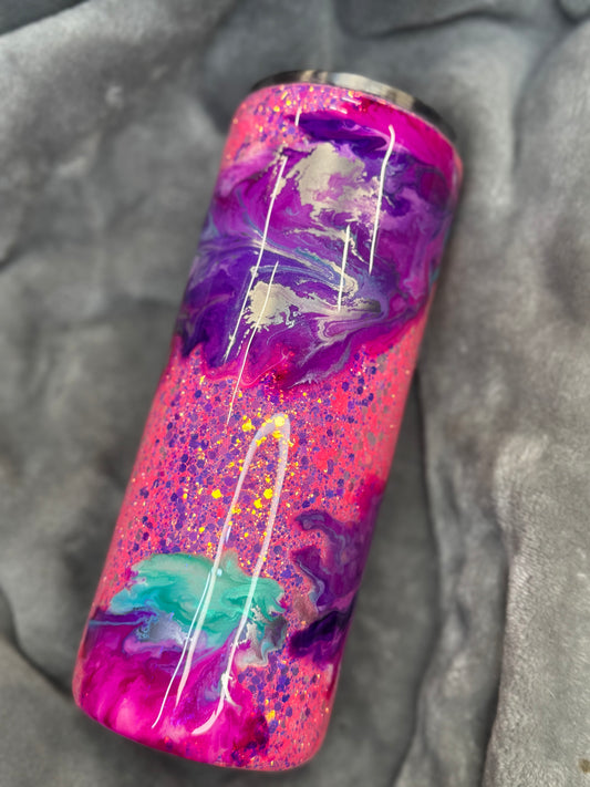 Hot Pink and Purple clouds