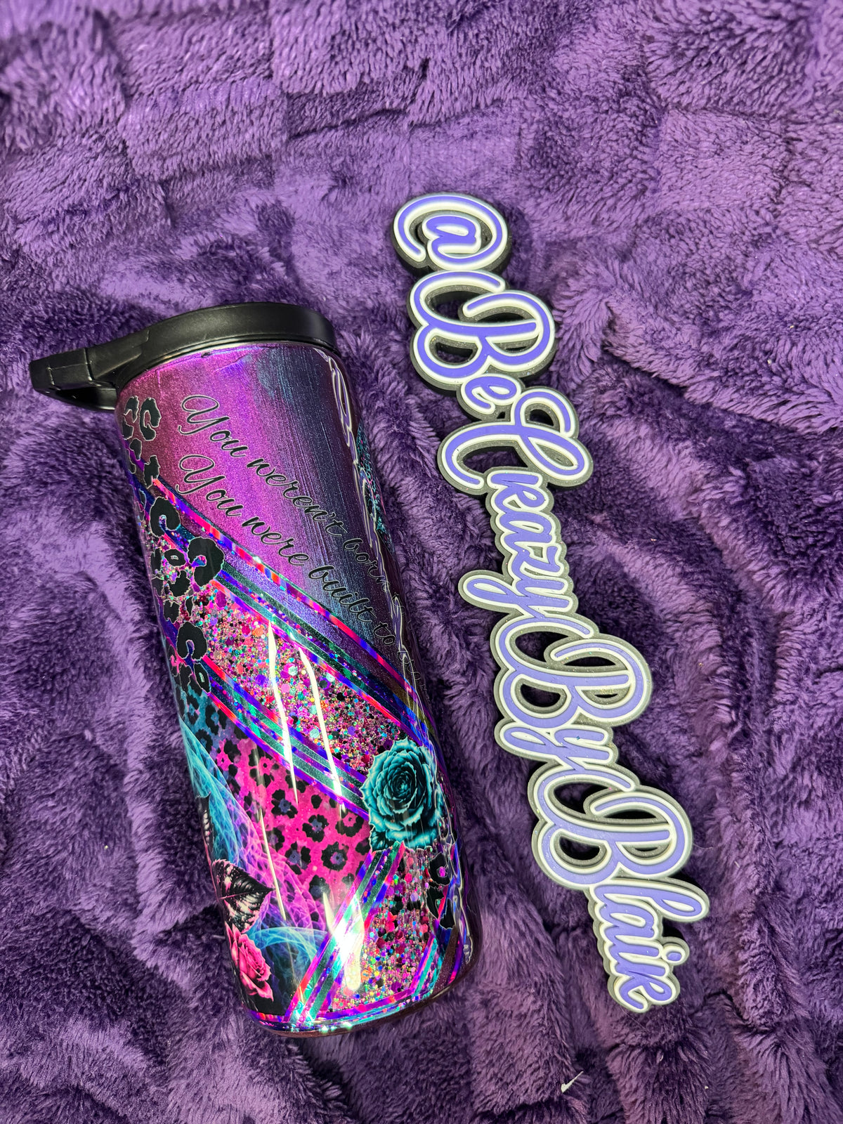 10.  Pink and. Teal Leopard