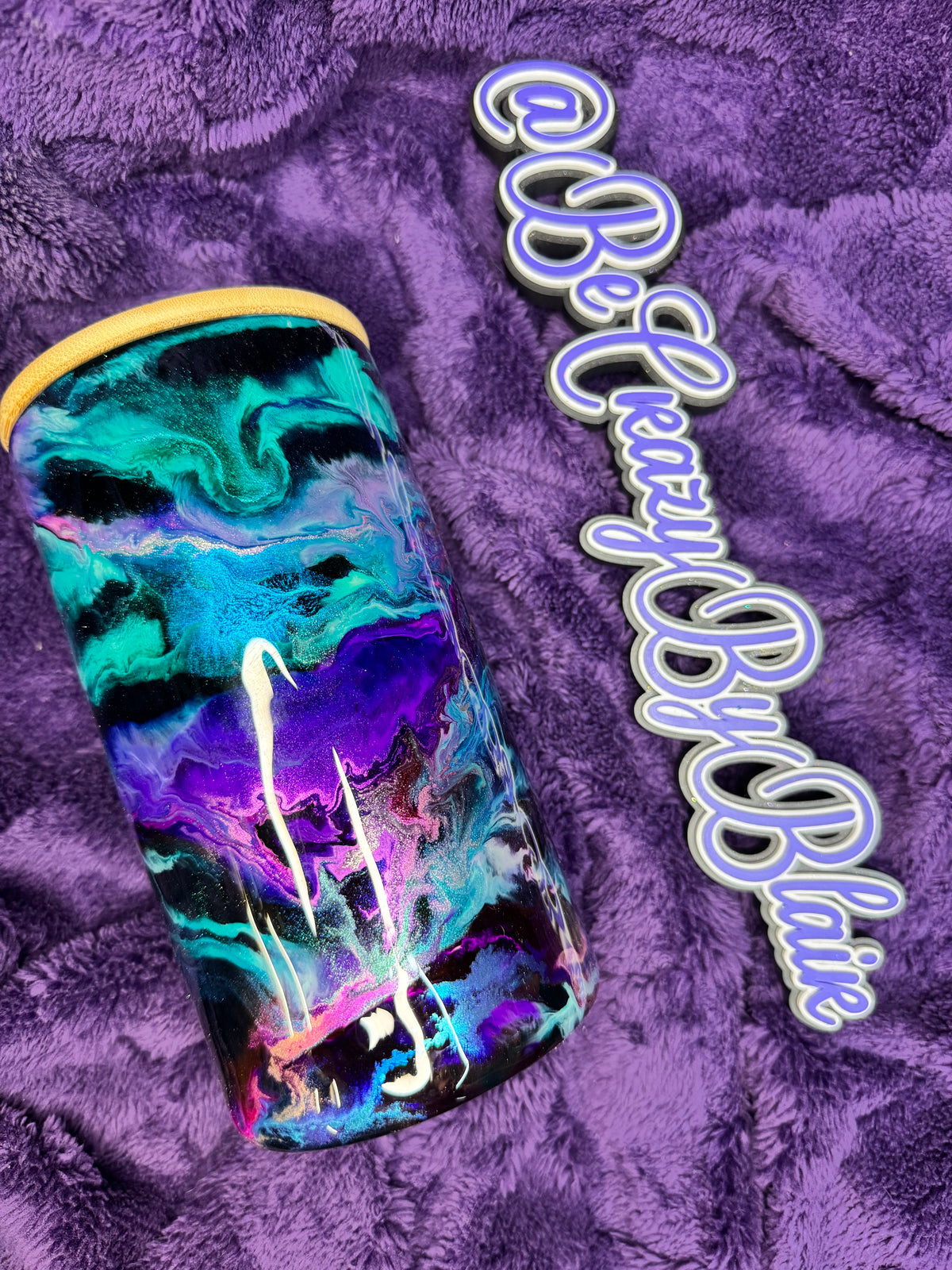 2.  Purple And Teal storage container