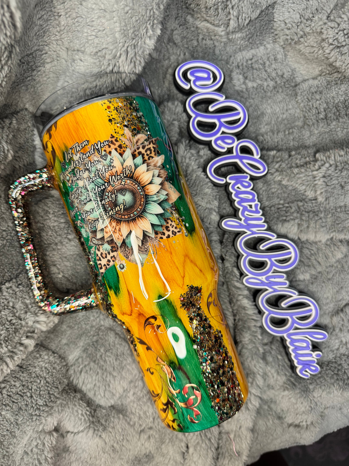 42.   40oz Sunflower WoodGrain