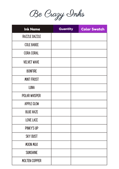 Ink Product Templates