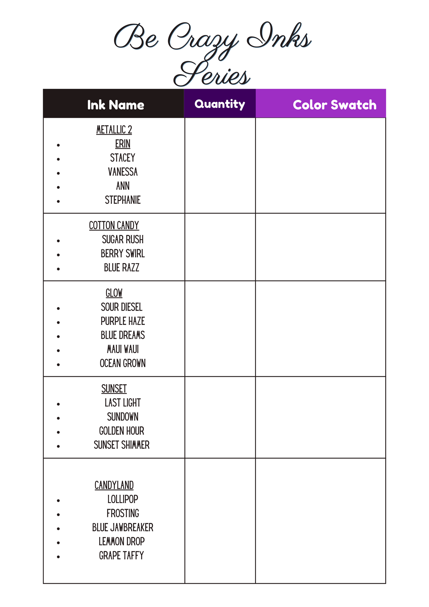 Ink Product Templates